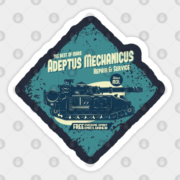 Shadowsword - Adeptus Mechanicus Sticker by Exterminatus